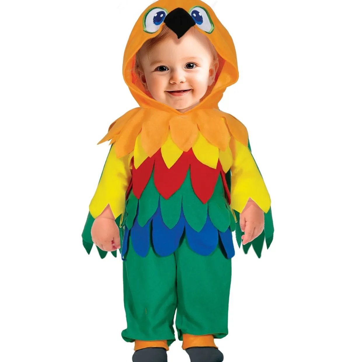Disfraz de Loro Colores para bebé