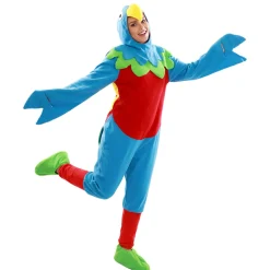 Disfraz de Loro Multicolor para adulto