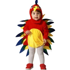 Disfraz de Loro Plumas para bebé