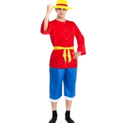 Disfraz de Luffy One Piece Aventurero para adulto