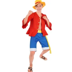 Disfraz de Luffy One Piece Eco para adulto