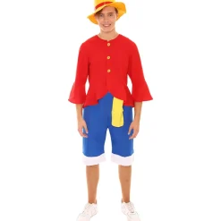 Disfraz de Luffy One Piece Eco para adulto