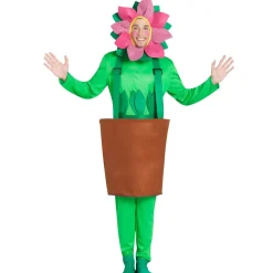 Disfraz de Maceta con Flor para adulto