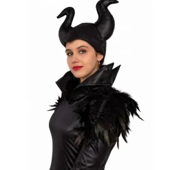 Disfraz de Maléfica Plumas para mujer