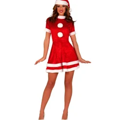 Disfraz de Mama Noel Terciopelo para mujer