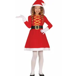 Disfraz de Mamá Noel Capucha para niña
