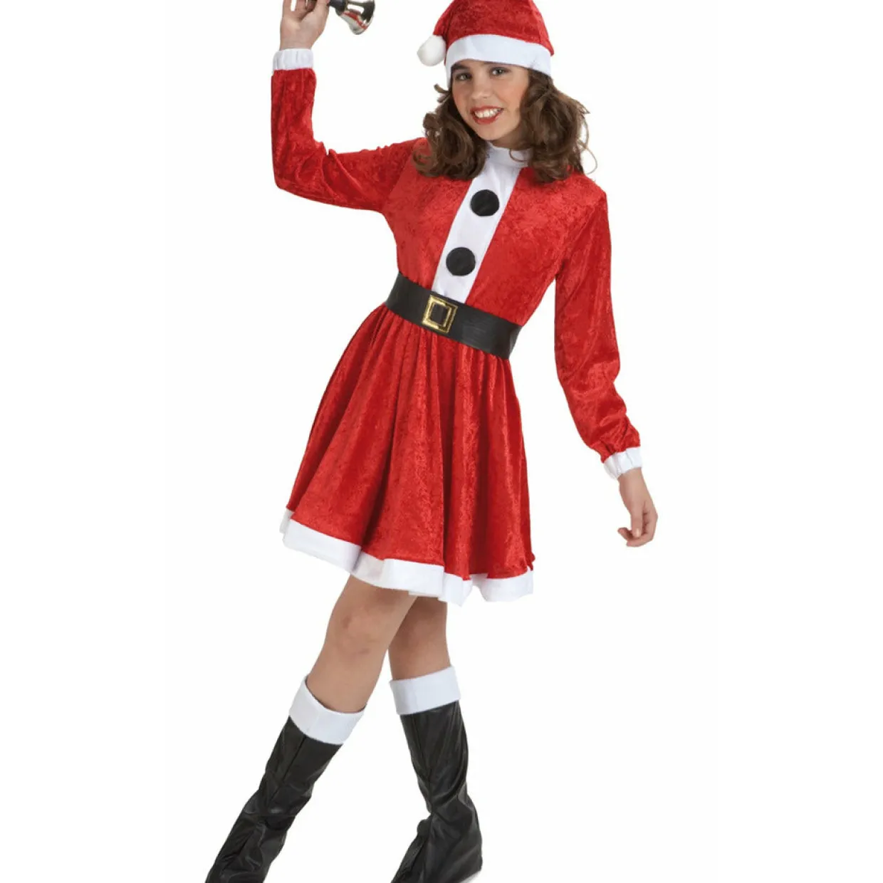 Disfraz de Mamá Noel Claus para niña