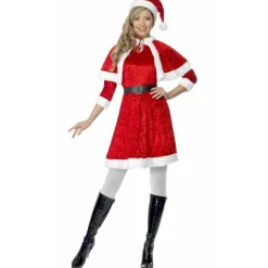 Disfraz de Mamá Noel con Capa para mujer