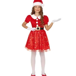 Disfraz de Mamá Noel Glitter para niña