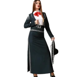 Disfraz de Mariachi Negro para mujer