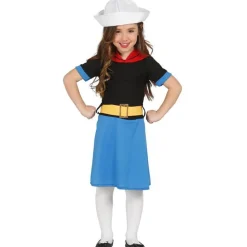 Disfraz de Marinera Popeye para niña