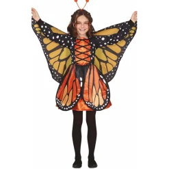 Disfraz de Mariposa Naranja para niña