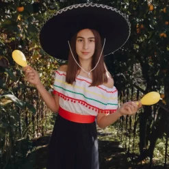 Disfraz de Mexicana Valentina para niña