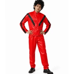 Disfraz de Michael Jackson Rojo para hombre