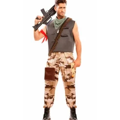 Disfraz de Militar Fortnite para hombre