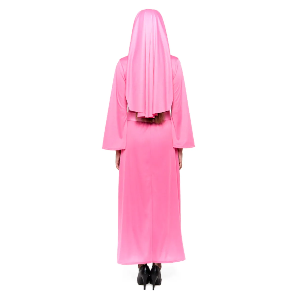 Disfraz de Monja Rosa para mujer