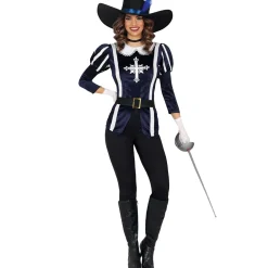 Disfraz de Mosquetera D'Artagnan para mujer