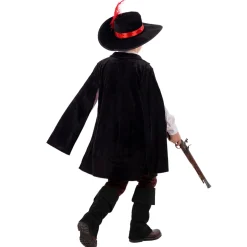 Disfraz de Mosquetero Negro infantil
