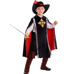 Disfraz de Mosquetero Negro infantil