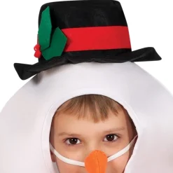 Disfraz de Muñeco de nieve Blanco infantil