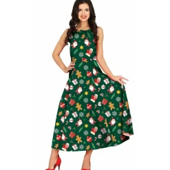 Disfraz de Navidad Verde para mujer