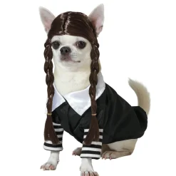 Disfraz de Niña Siniestra para mascota