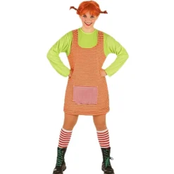 Disfraz de Niña Traviesa Rayas para mujer