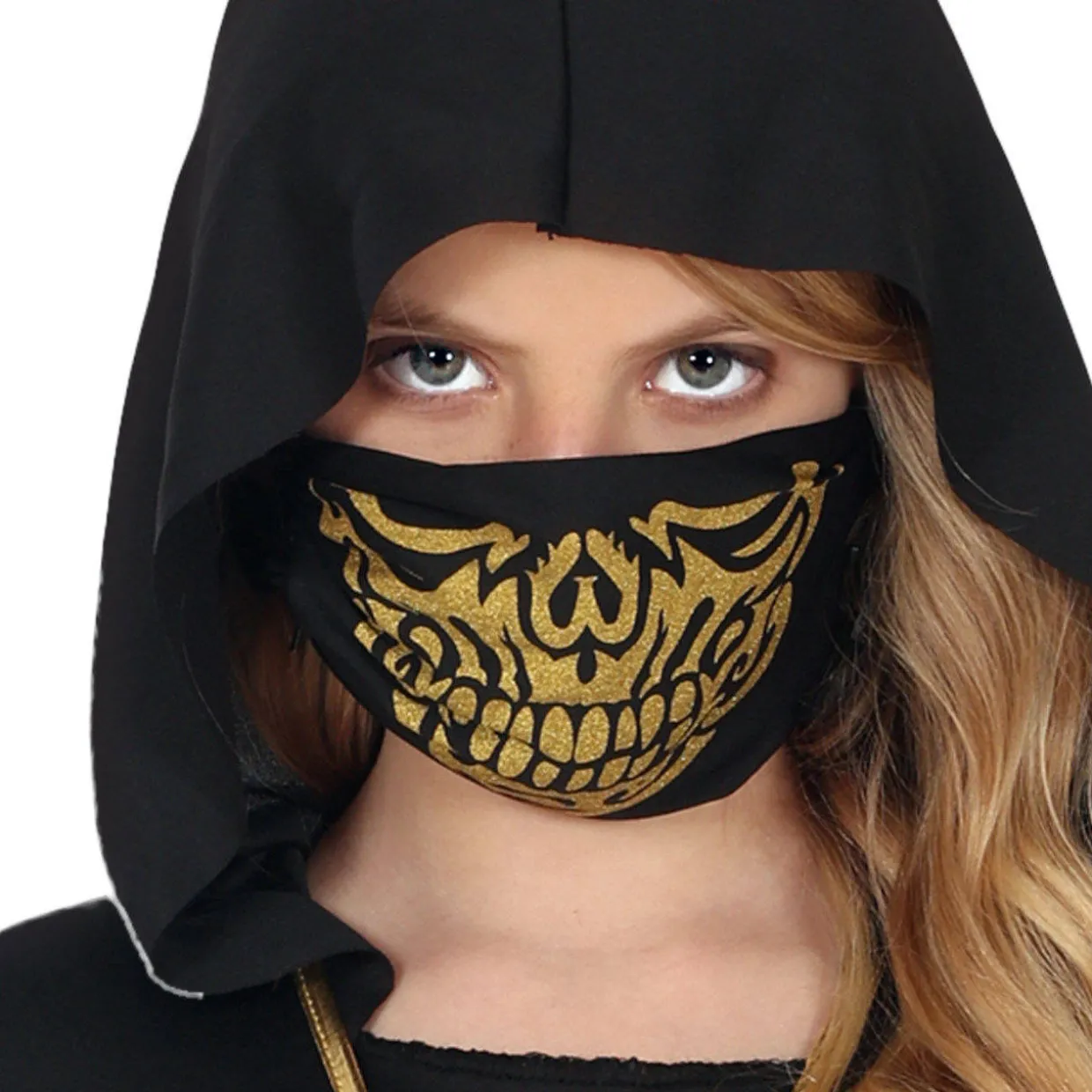 Disfraz de Ninja Dragón Negro para niña