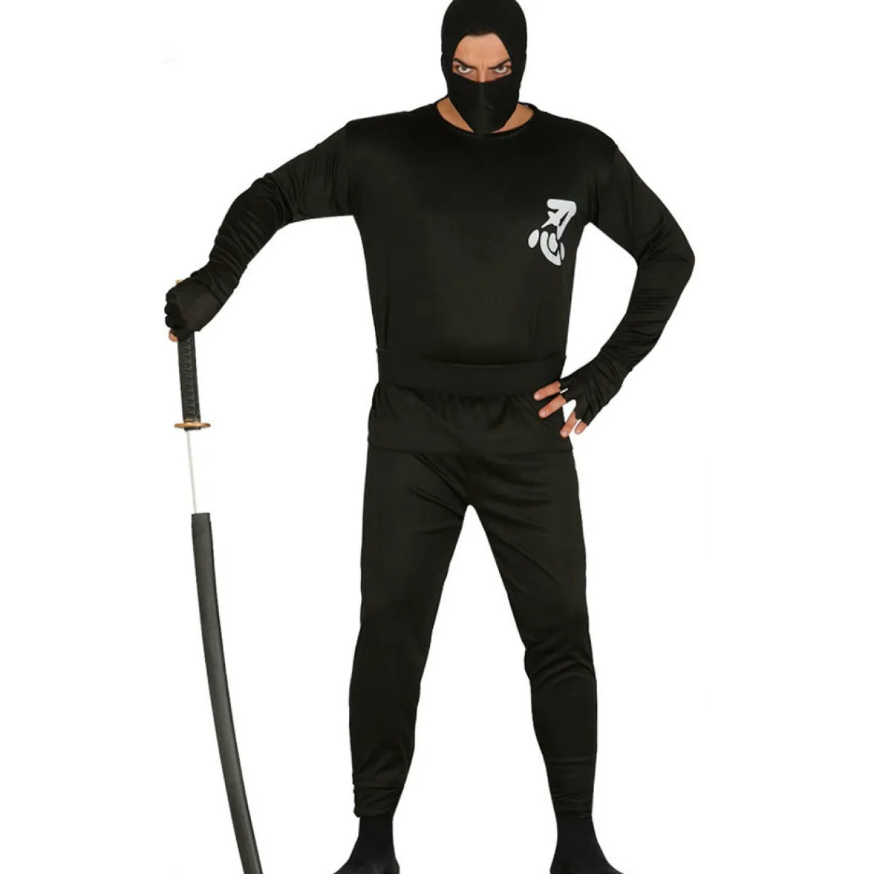 Disfraz de Ninja Negro adulto