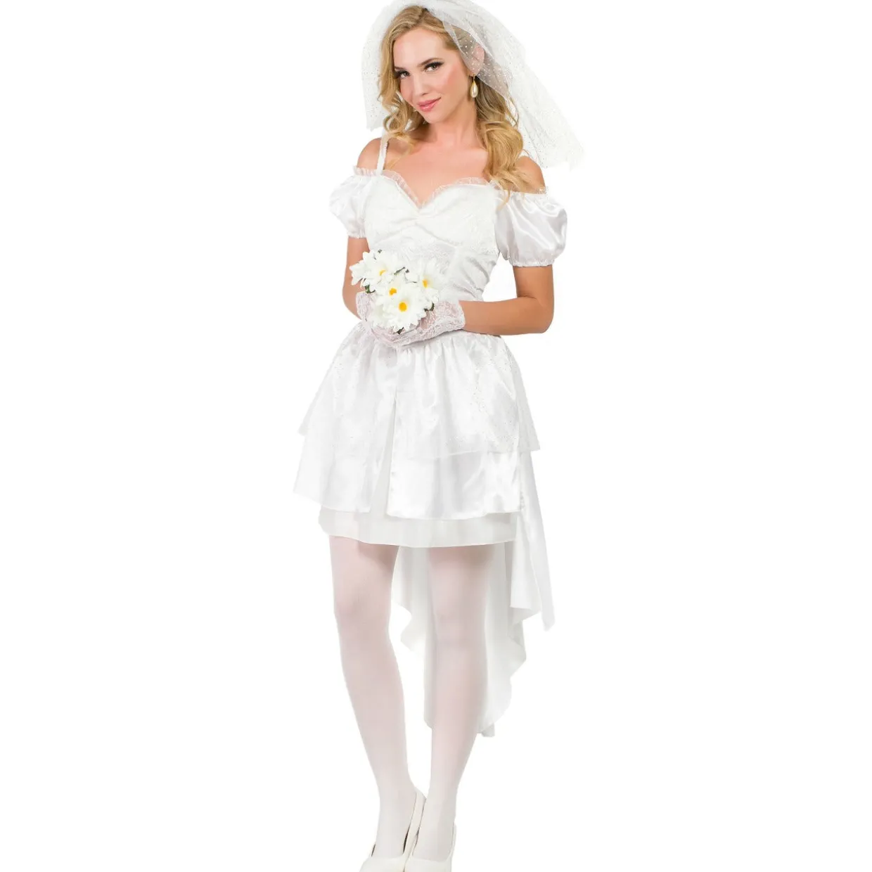 Disfraz de Novia Blanca para mujer