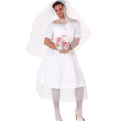 Disfraz de Novia Clásica para hombre