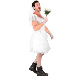 Disfraz de Novia Deluxe para hombre