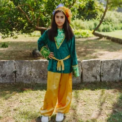 Disfraz de Paje Gaspar Verde infantil