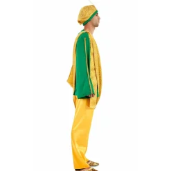 Disfraz de Paje Real Amarillo Lux para adulto