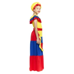Disfraz de Palenquera para niña