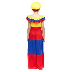 Disfraz de Palenquera para niña