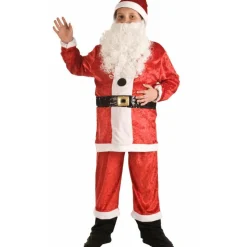 Disfraz de Papá Noel Lujo infantil