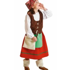 Disfraz de Pastora Asturiana infantil