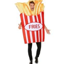 Disfraz de Patatas Fritas Deluxe para adulto