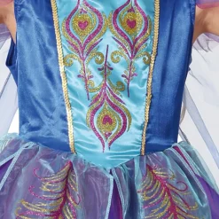 Disfraz de Pavo Real Alas para niña