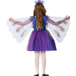 Disfraz de Pavo Real Alas para niña