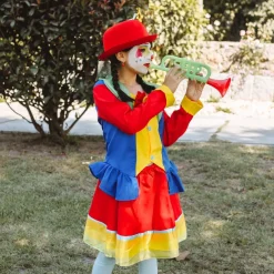 Disfraz de Payasa Micolor para niña