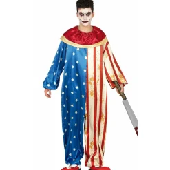 Disfraz de Payaso Asesino USA para adolescente