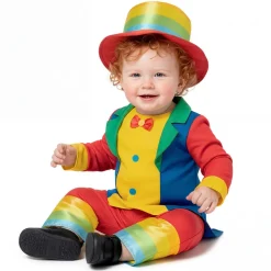 Disfraz de Payaso Micolor para bebé