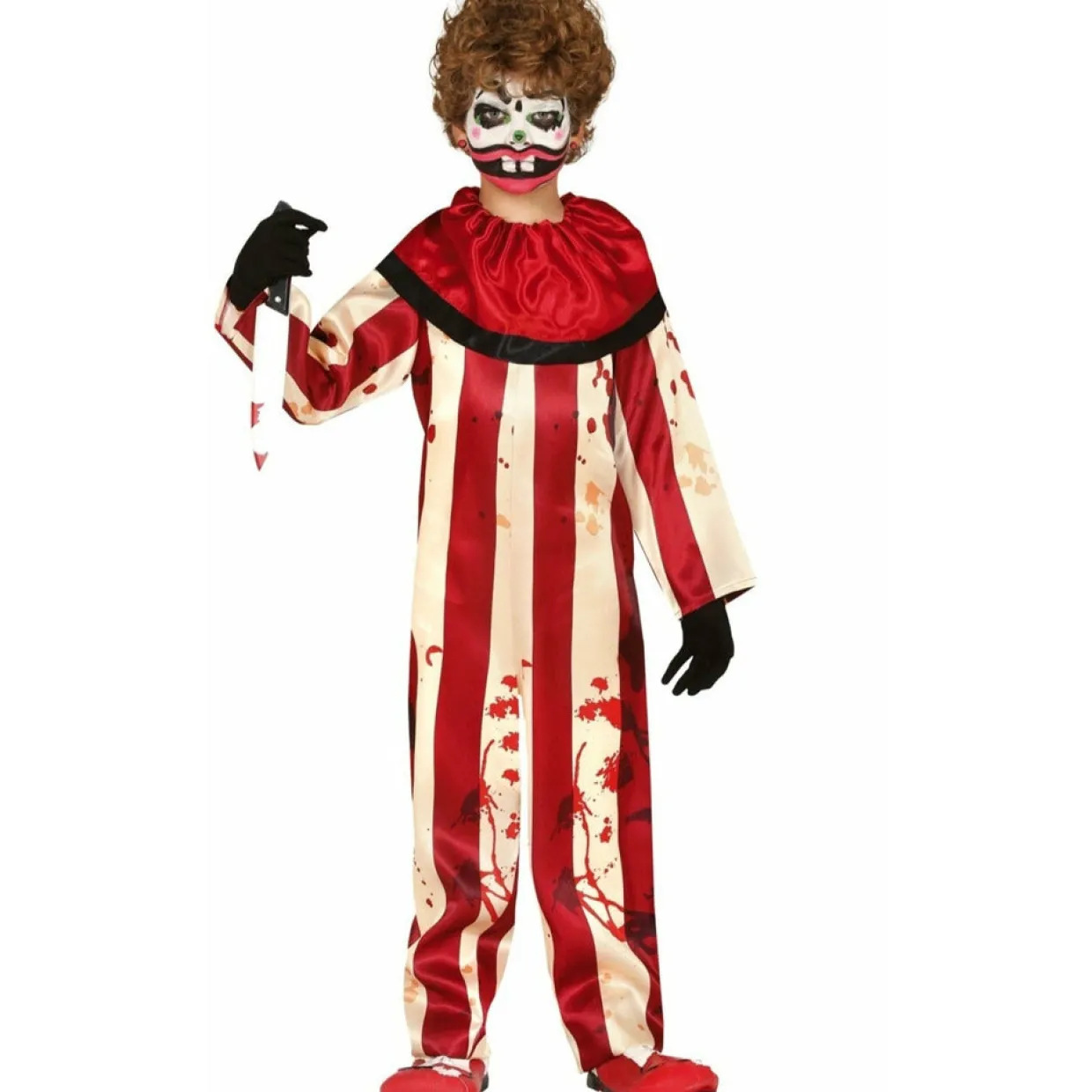 Disfraz de Payaso Sanguinario para niño