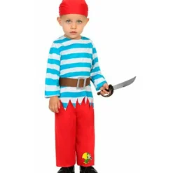 Disfraz de Pirata Azul para bebé