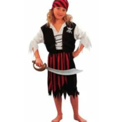 Disfraz de Pirata Chaleco para niña