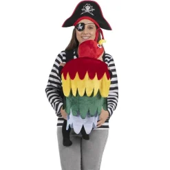 Disfraz de Pirata con Loro para adulto