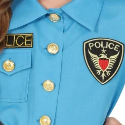 Disfraz de Policía Oficial Azul para niña