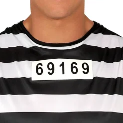 Disfraz de Preso Fugitivo para adulto